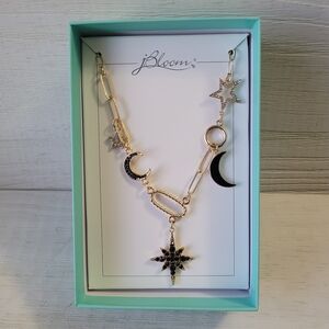 jBloom Gold and Black Celestial Necklace